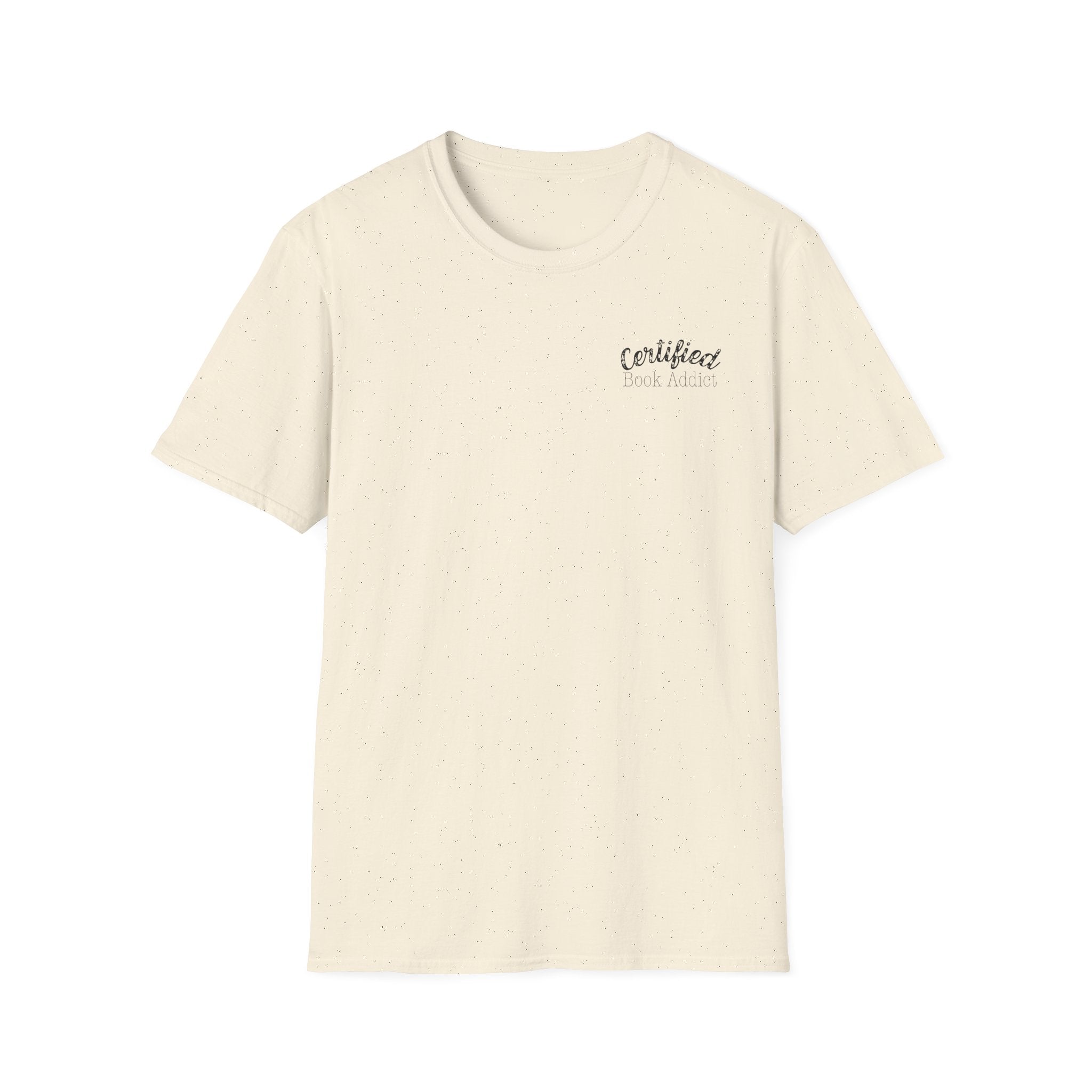 Book addict retro bookish reader unisex graphic tee
