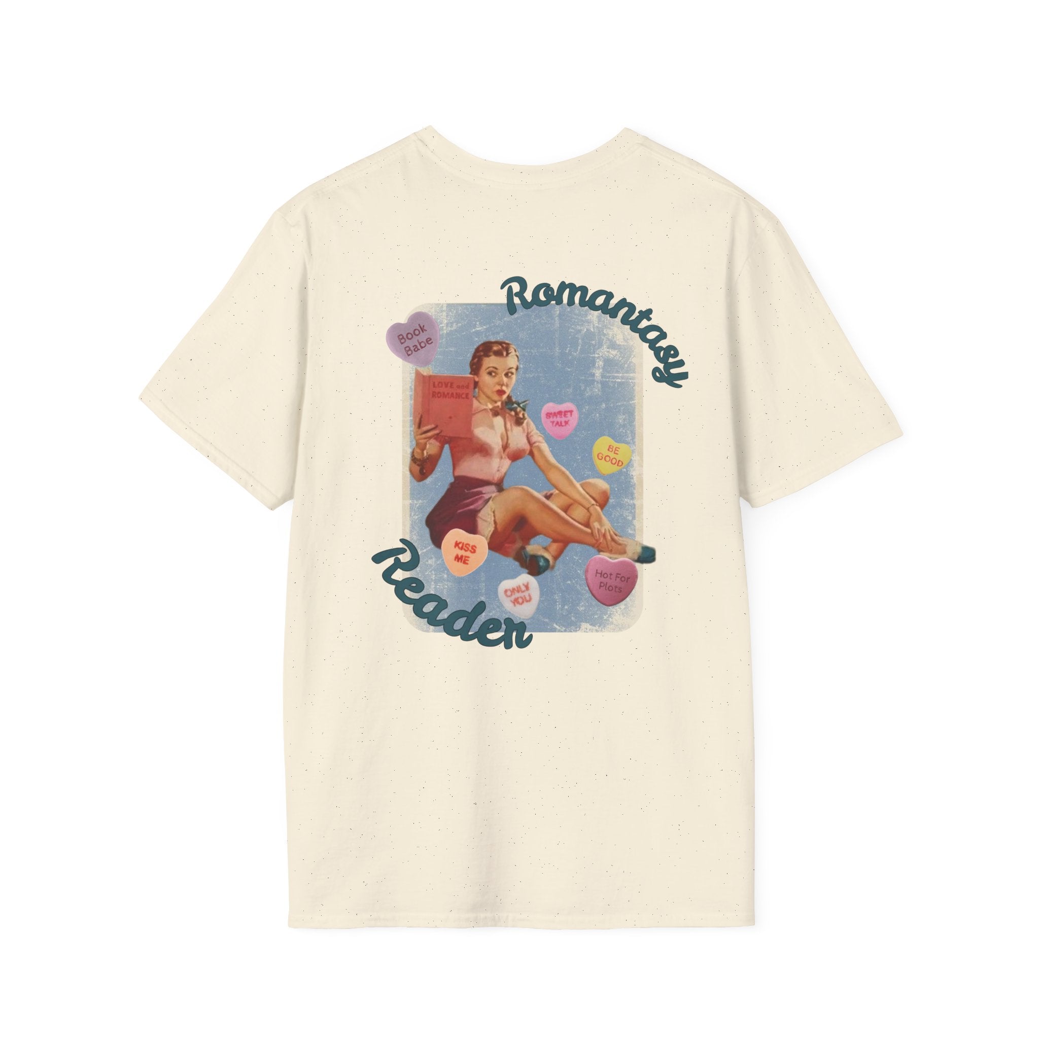 Romantasy retro reading unisex graphic tee