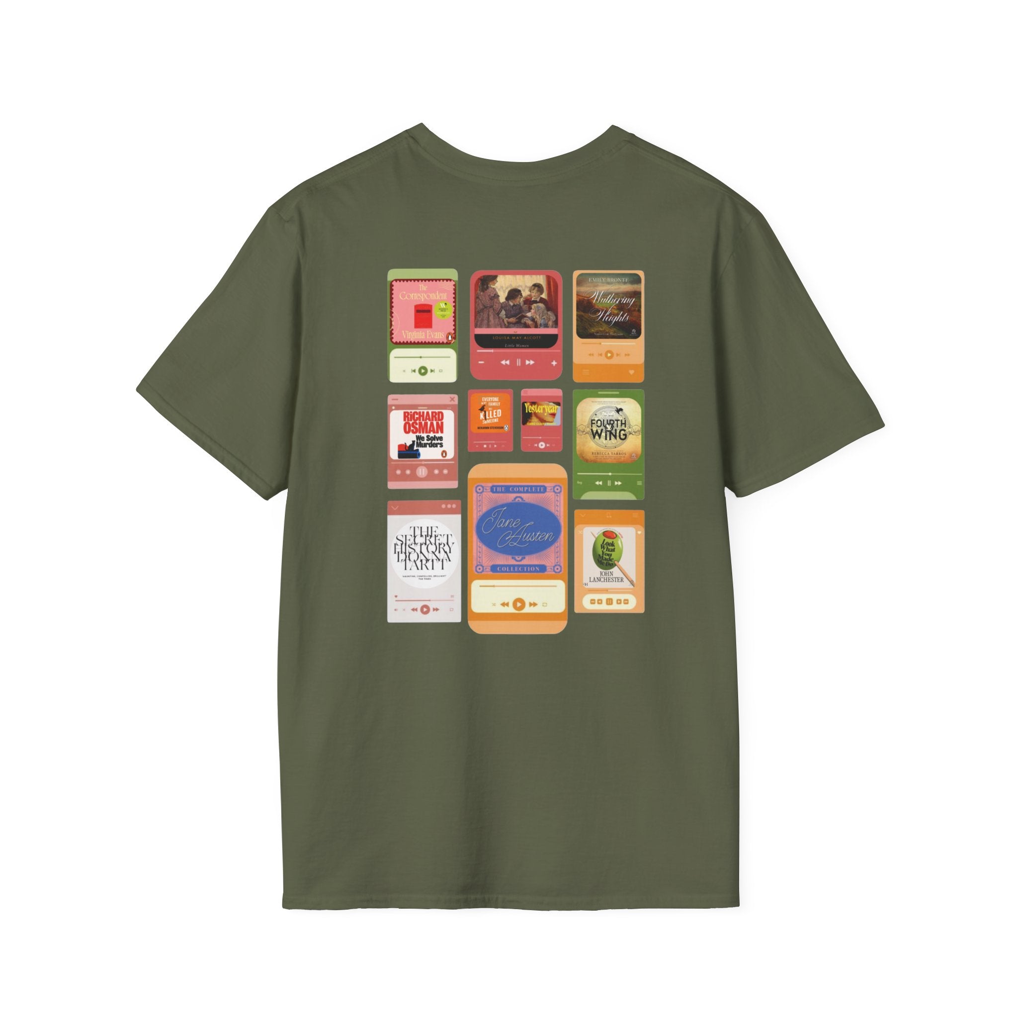 Audiobook reader unisex graphic tee