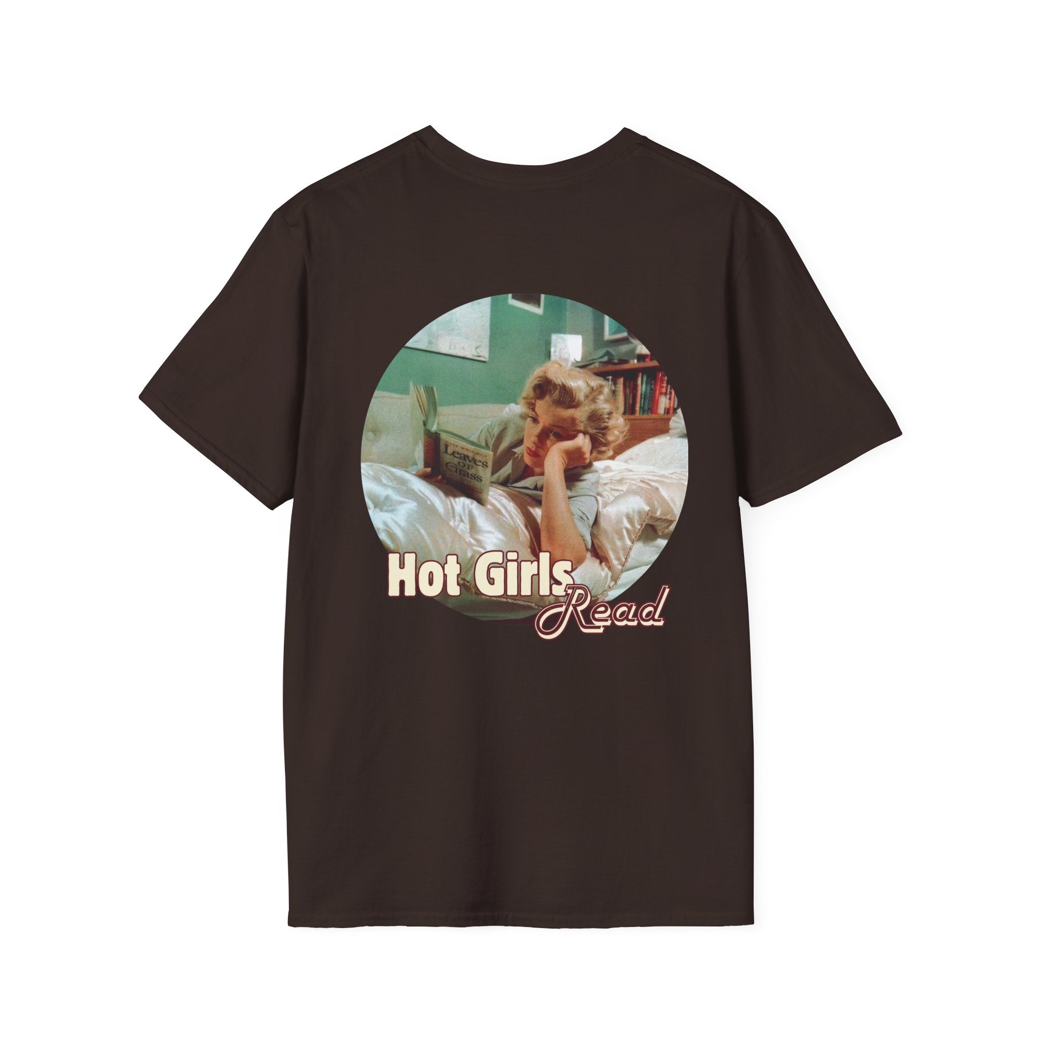 Hot girls read Marilyn Monroe retro unisex graphic tee