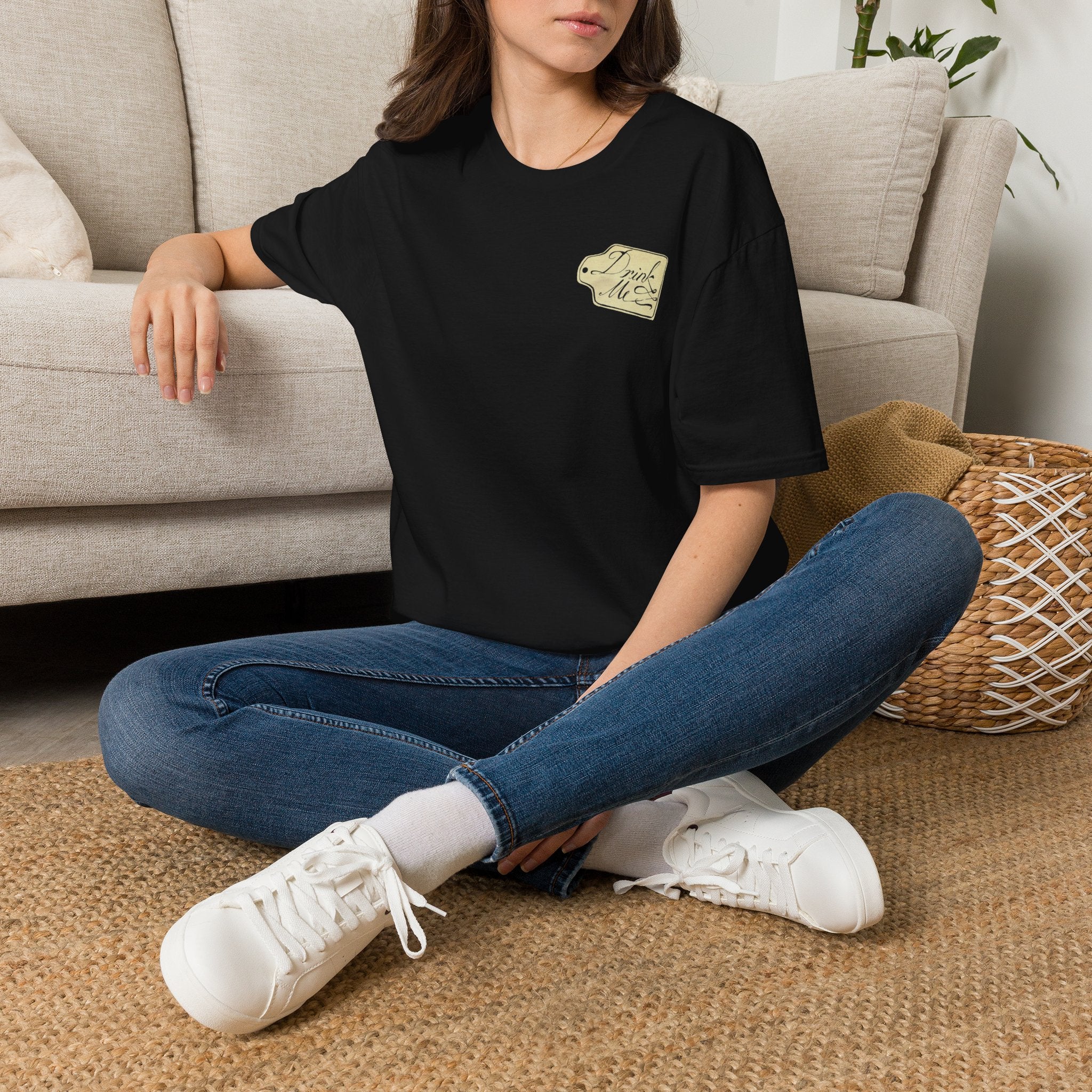 Alice in Wonderland vintage bookish reader unisex graphic tee
