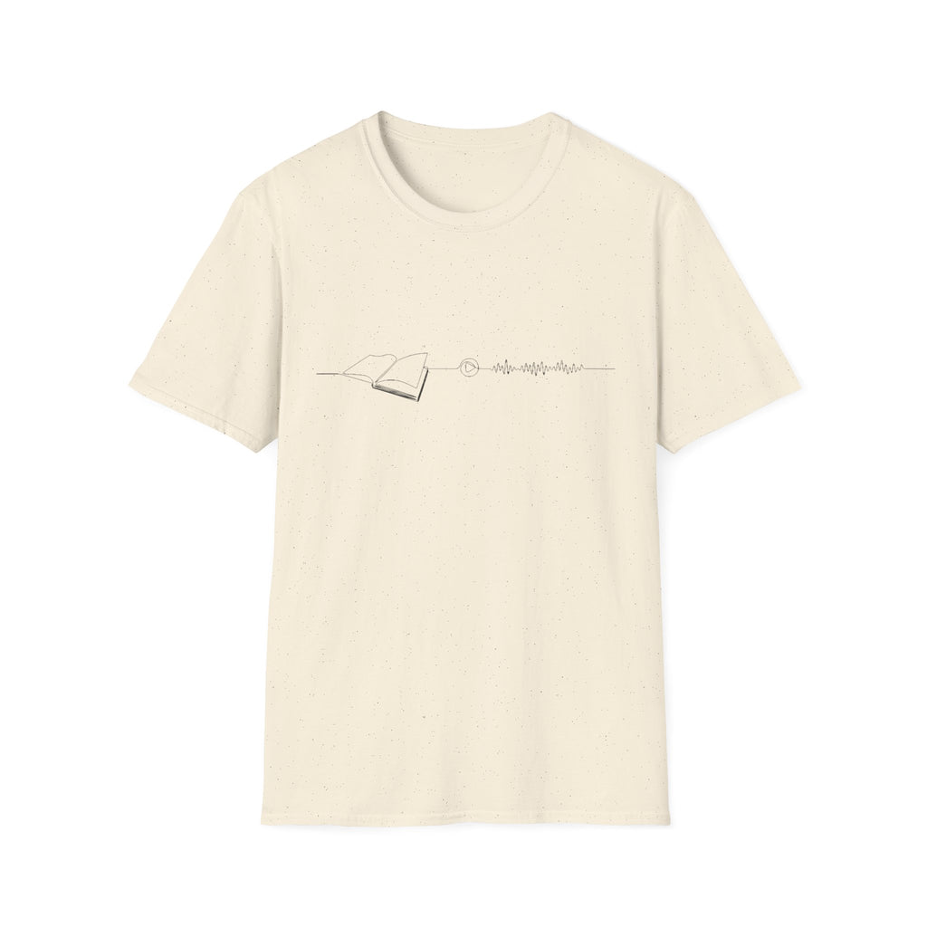 Audiobook reader unisex graphic tee