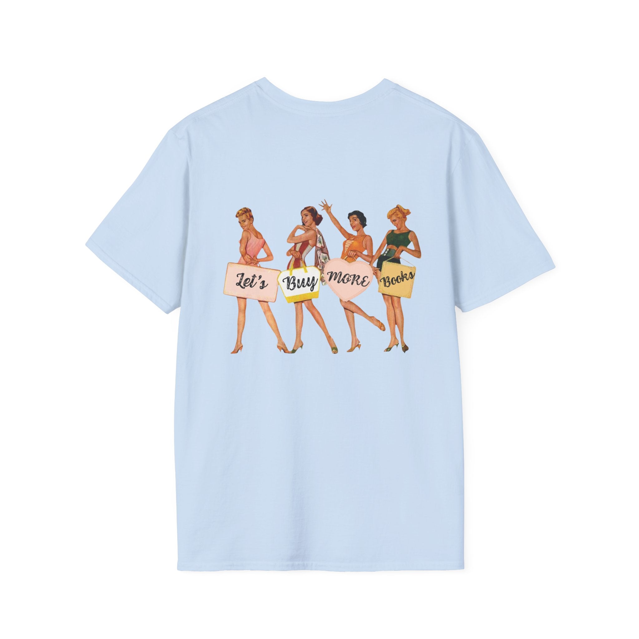Book addict retro bookish reader unisex graphic tee