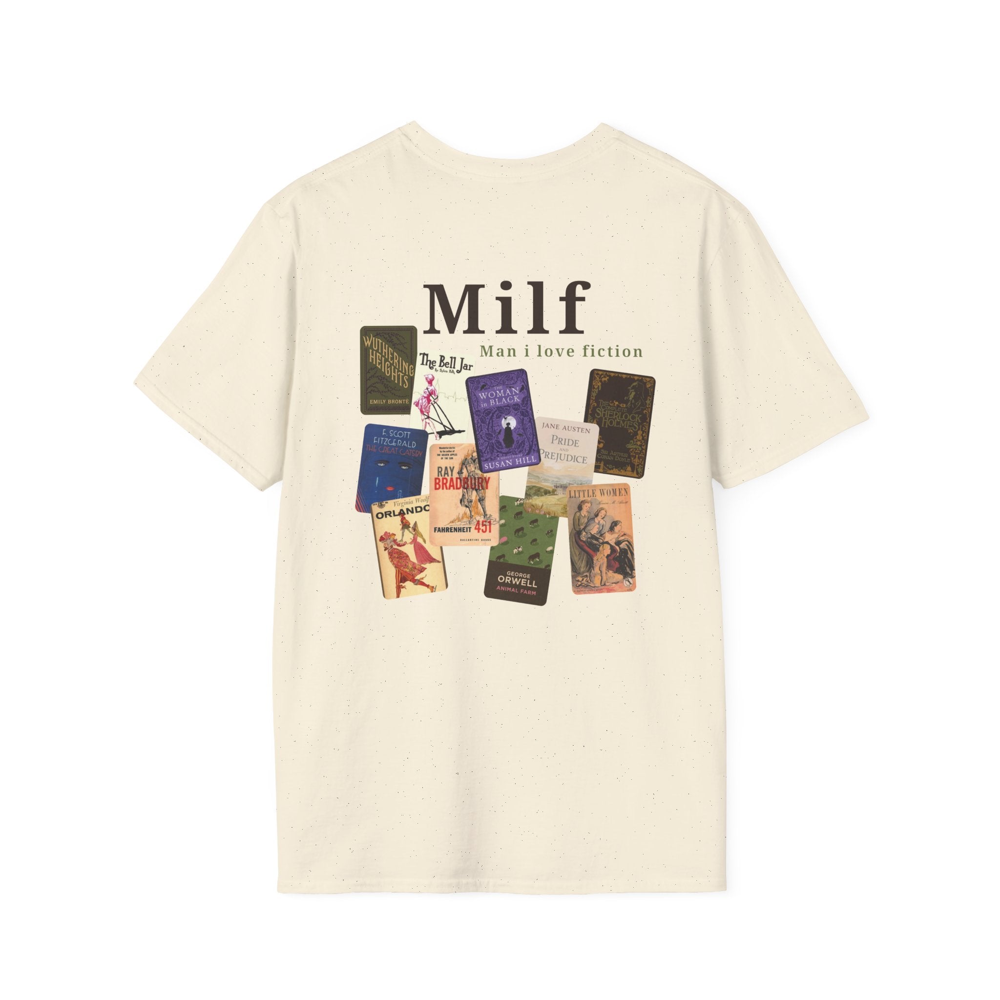 Man I Love Fiction Milf bookish reader unisex graphic tee
