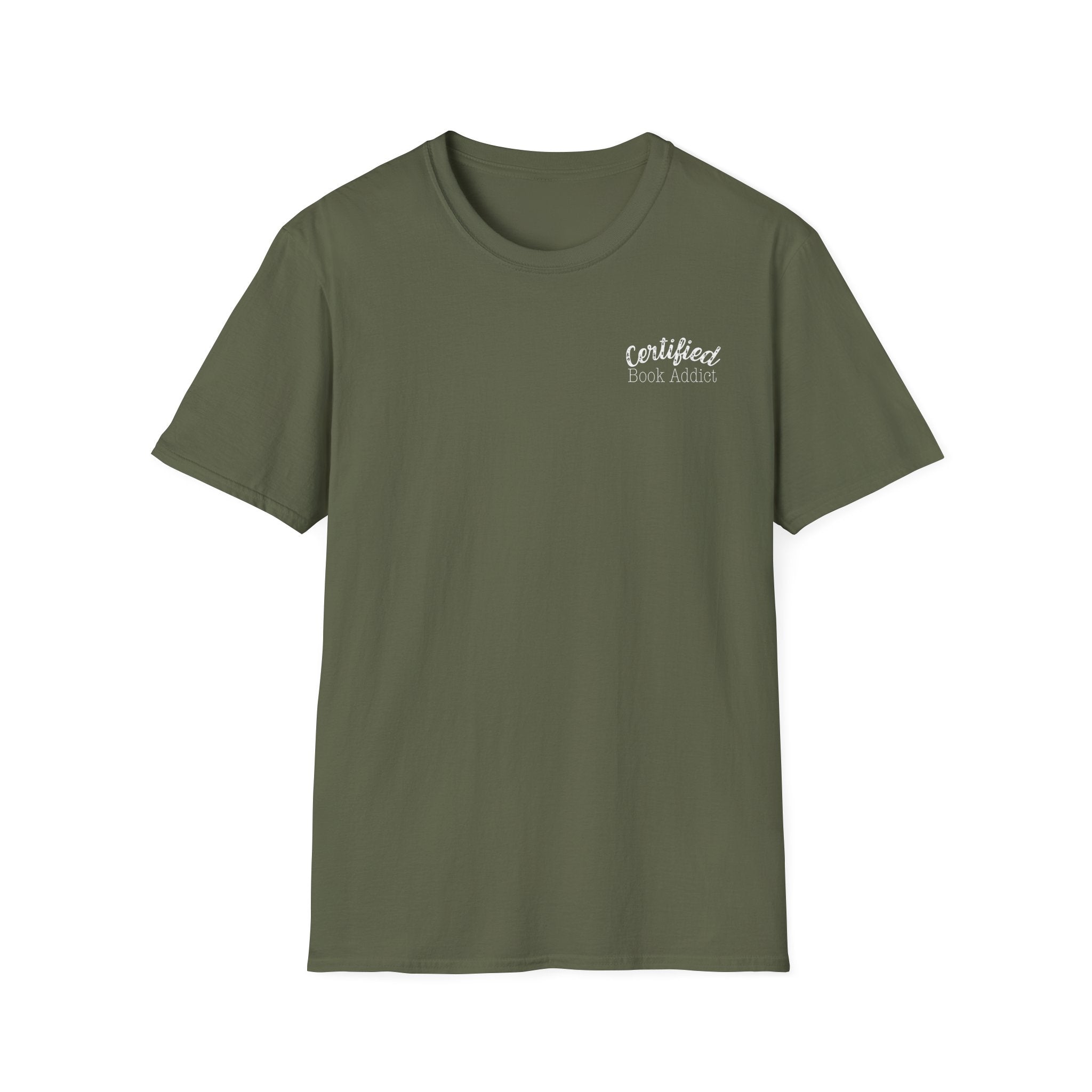 Book addict retro bookish reader unisex graphic tee