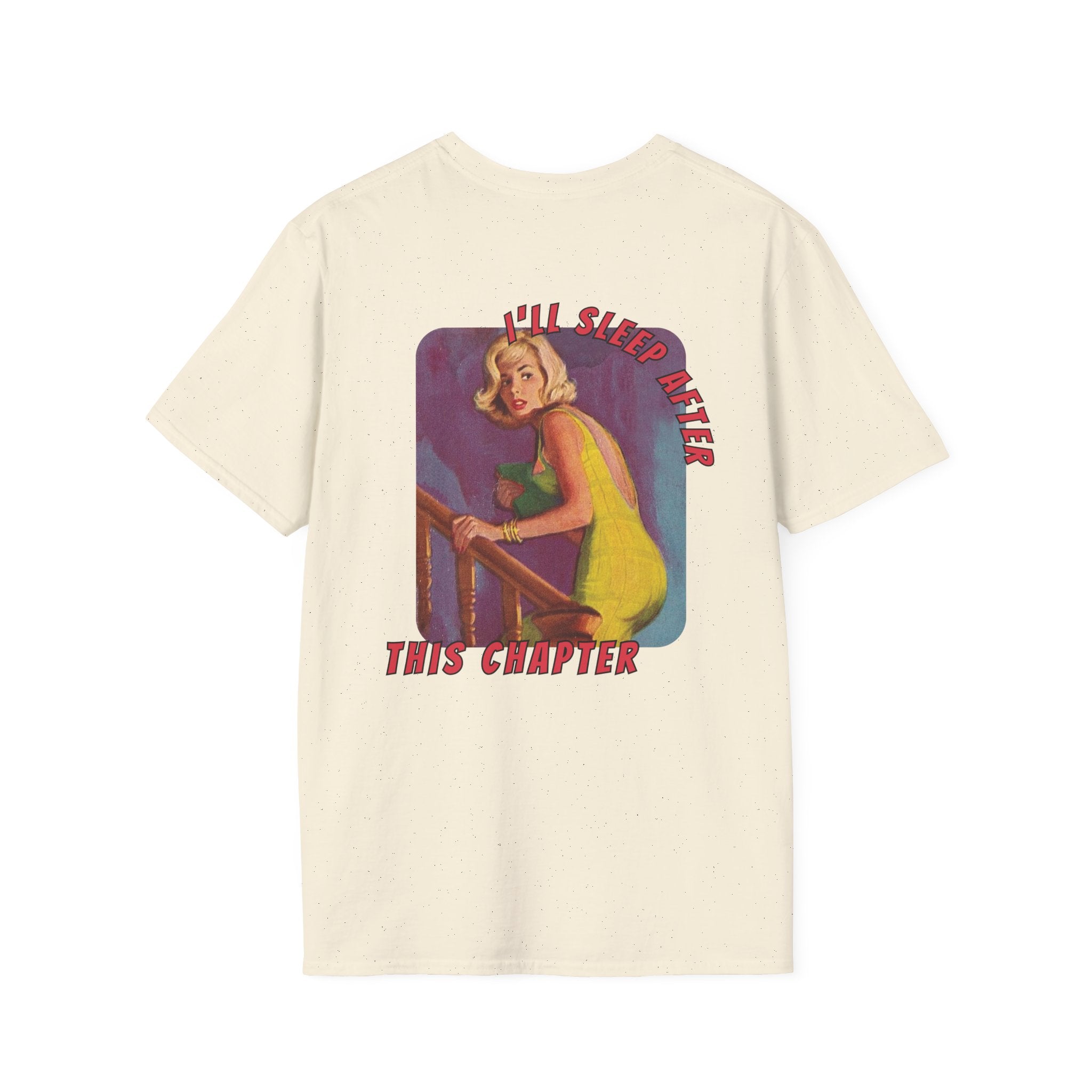 Late Night reader retro pulp classic unisex graphic tee