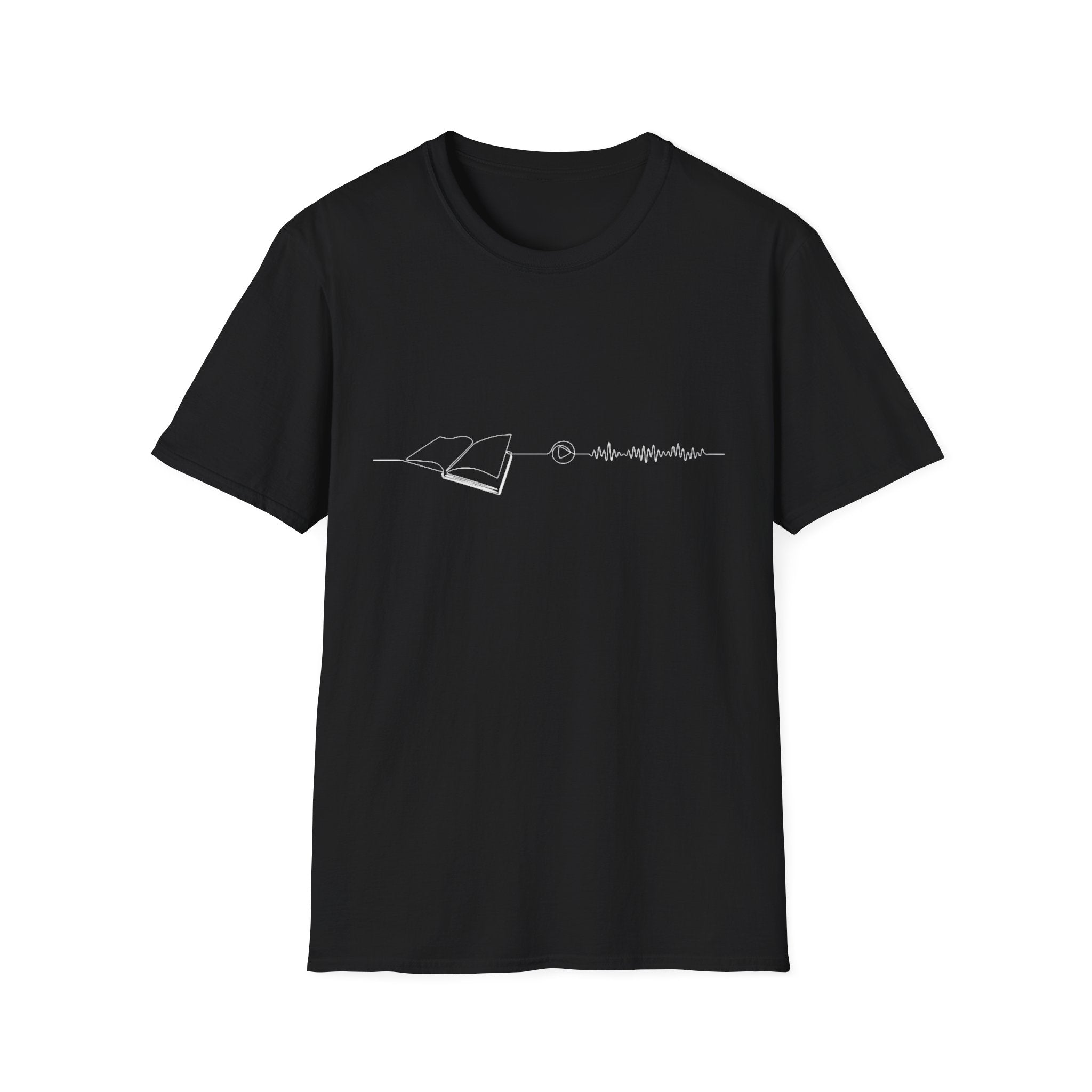 Audiobook reader unisex graphic tee