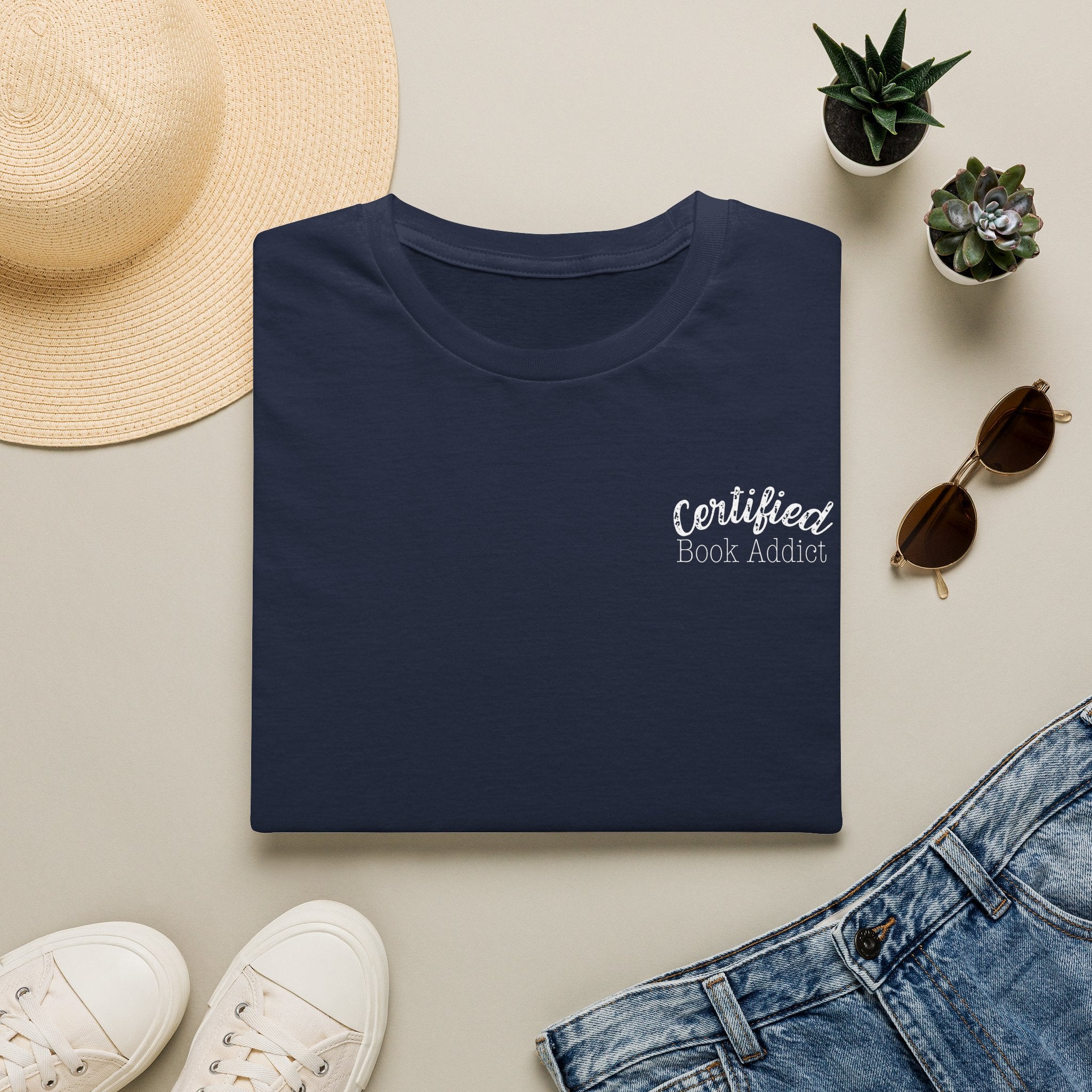 Book addict retro bookish reader unisex graphic tee