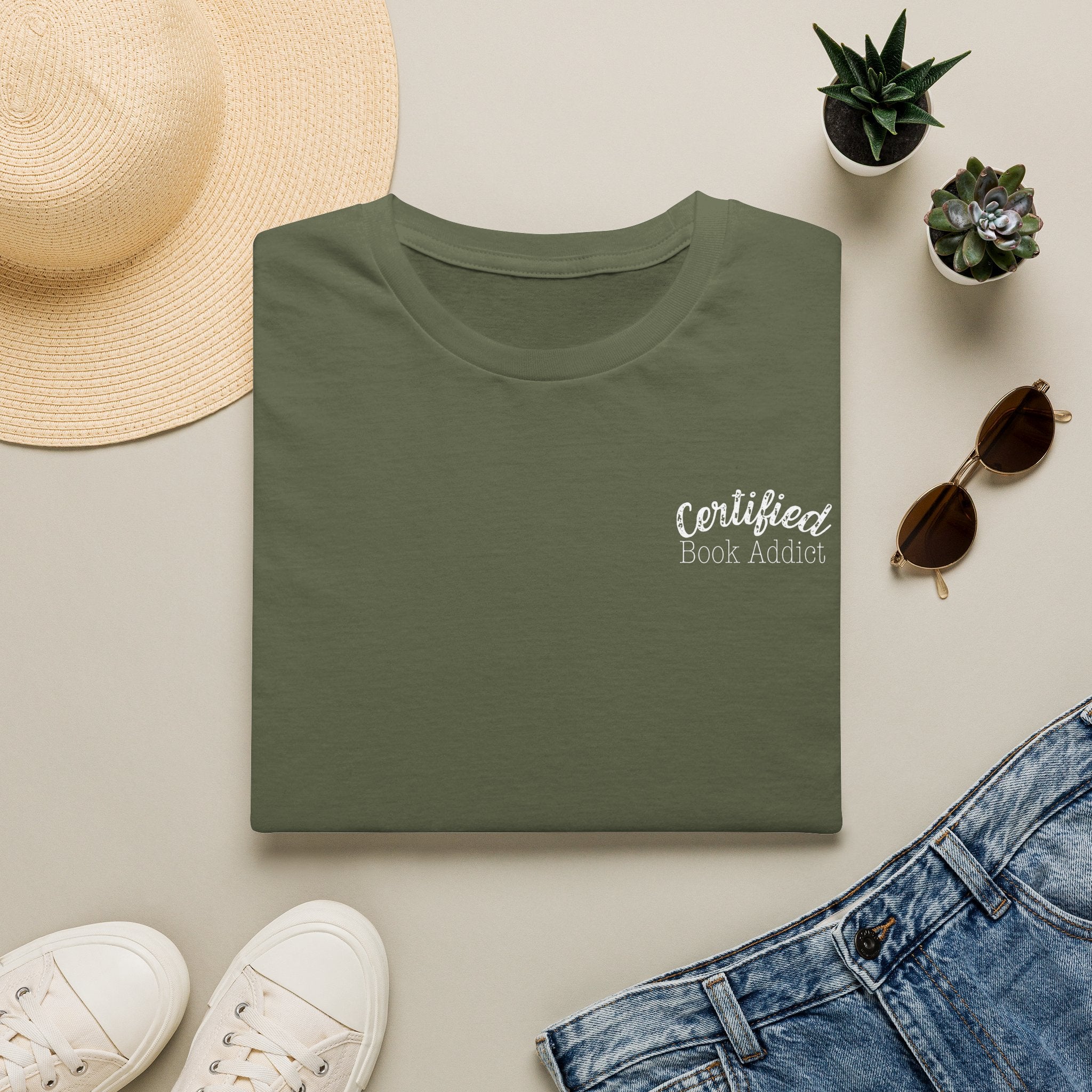 Book addict retro bookish reader unisex graphic tee