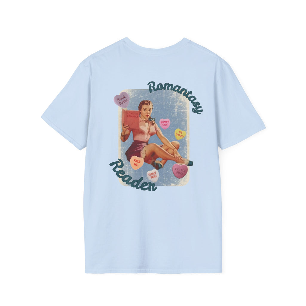 Romantasy retro reading unisex graphic tee