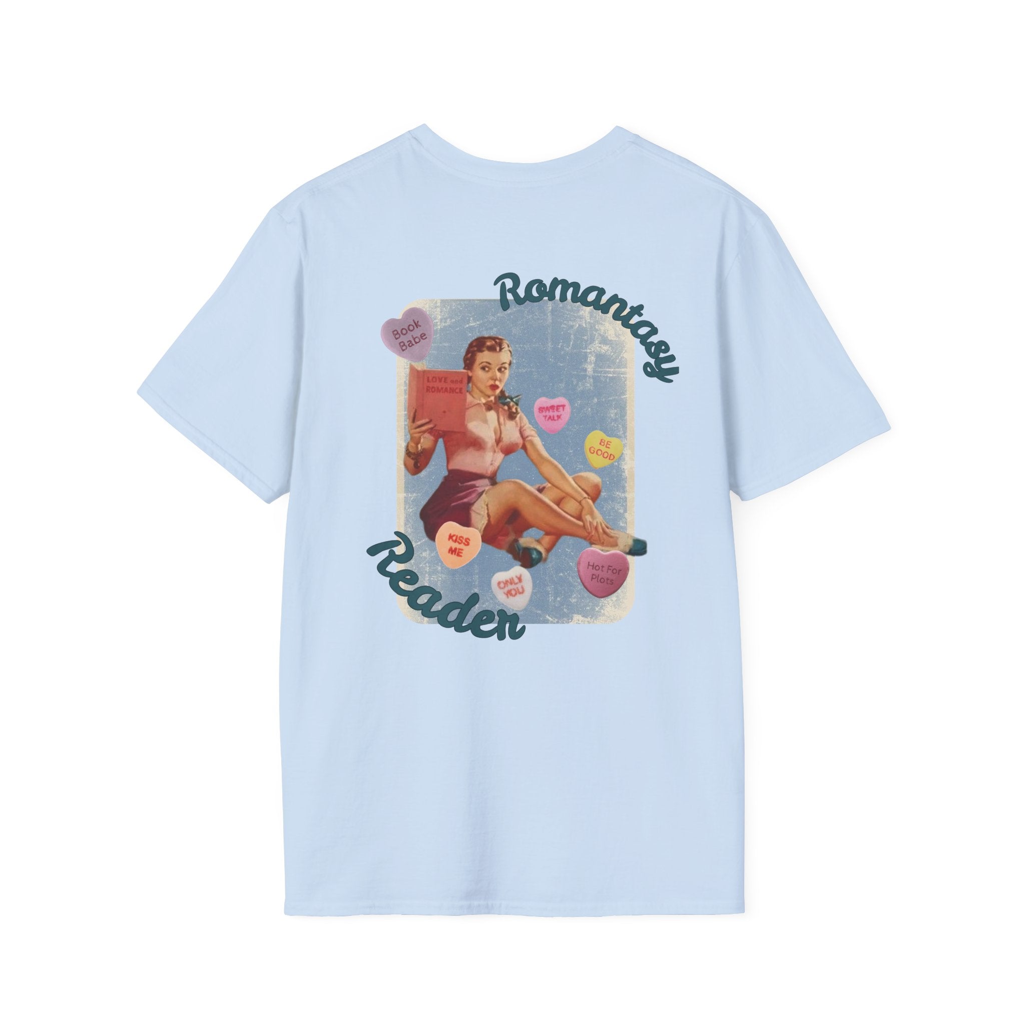 Romantasy retro reading unisex graphic tee