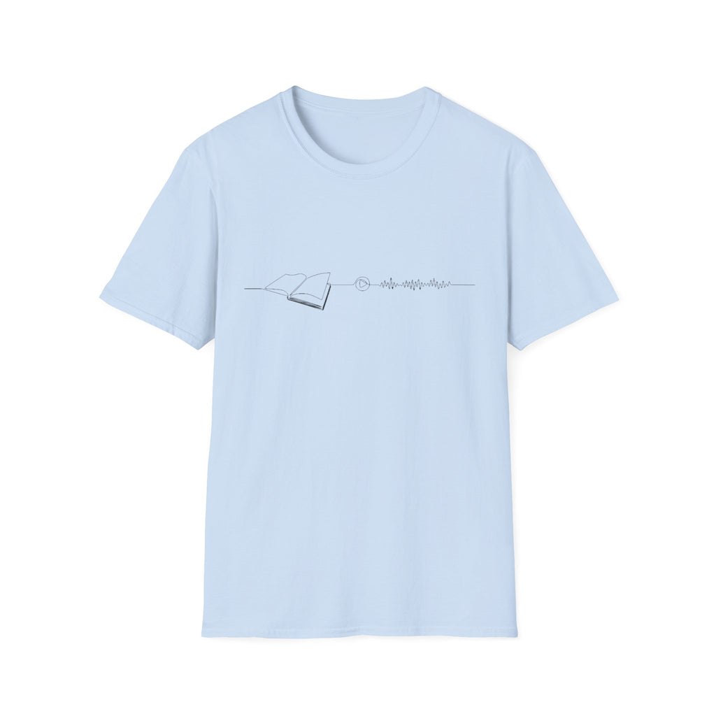 Audiobook reader unisex graphic tee