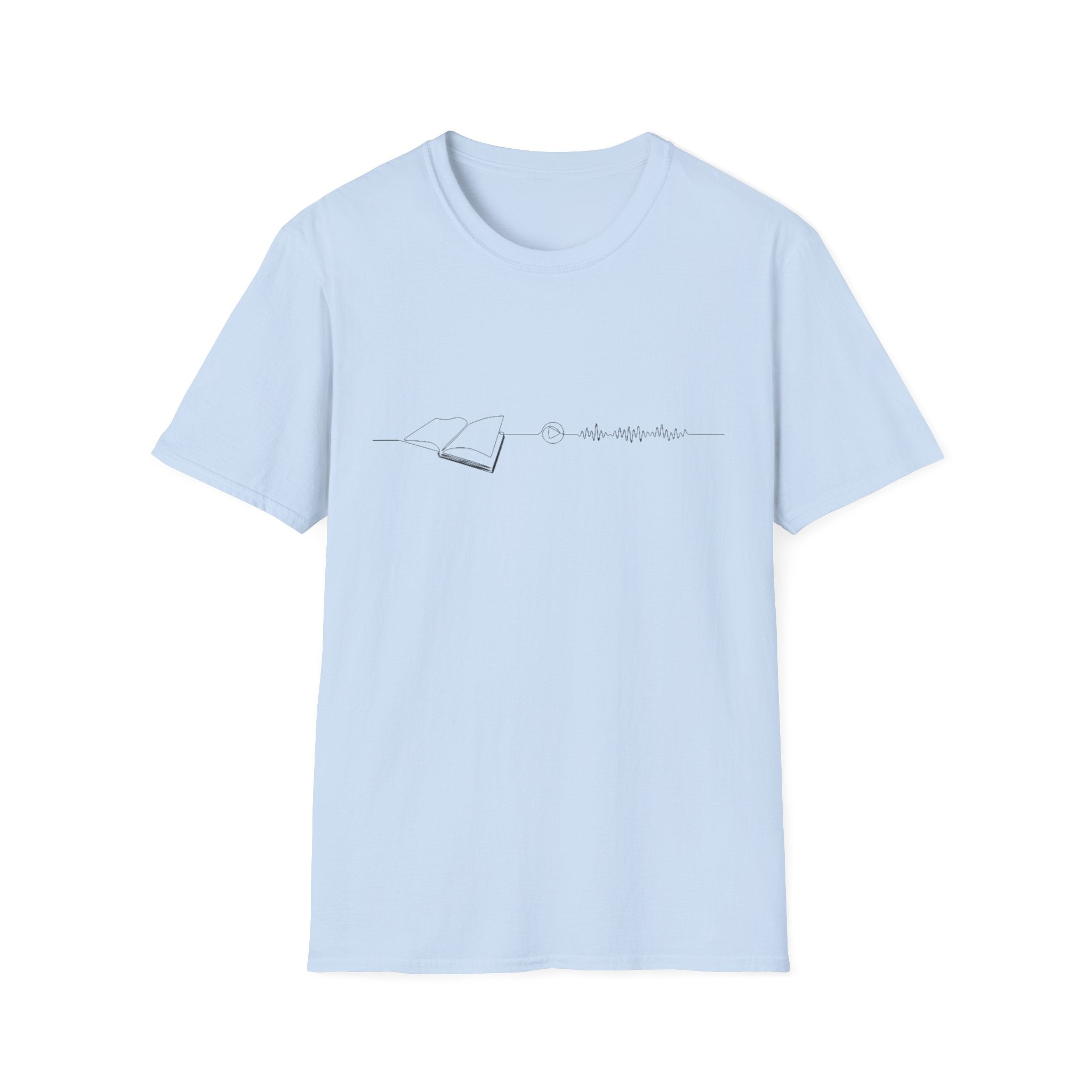 Audiobook reader unisex graphic tee