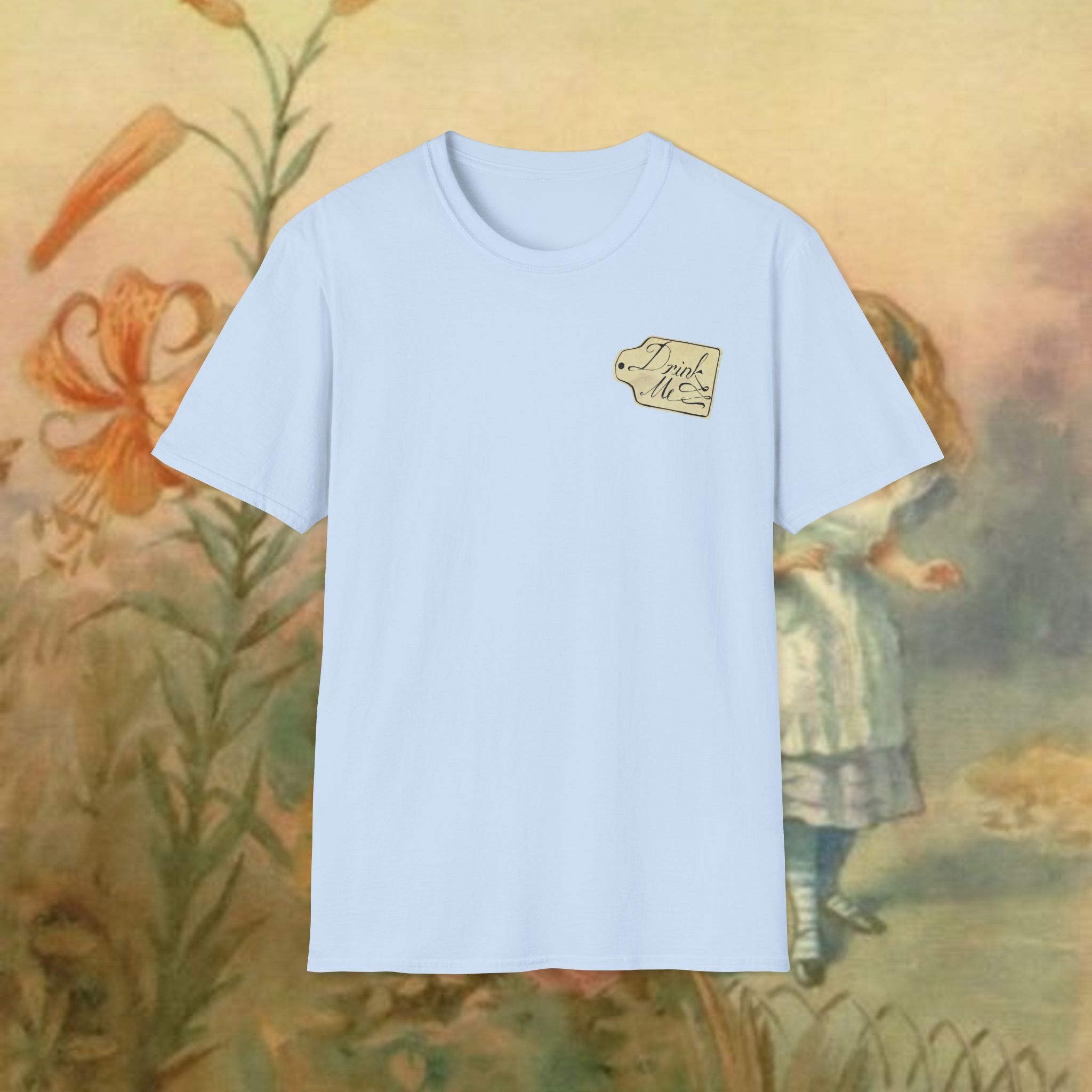 Alice in Wonderland vintage bookish reader unisex graphic tee