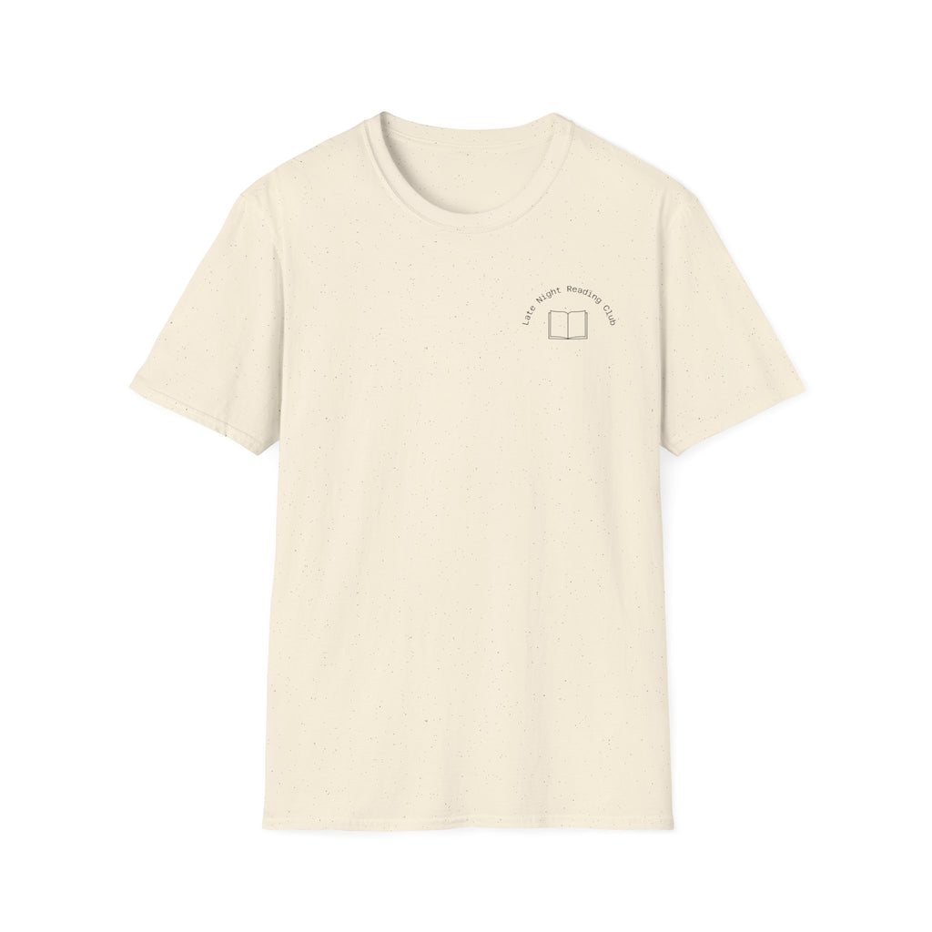 Late Night reader retro pulp classic unisex graphic tee