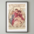 Vintage Little Women Illustration Poster - Rolled Art Print