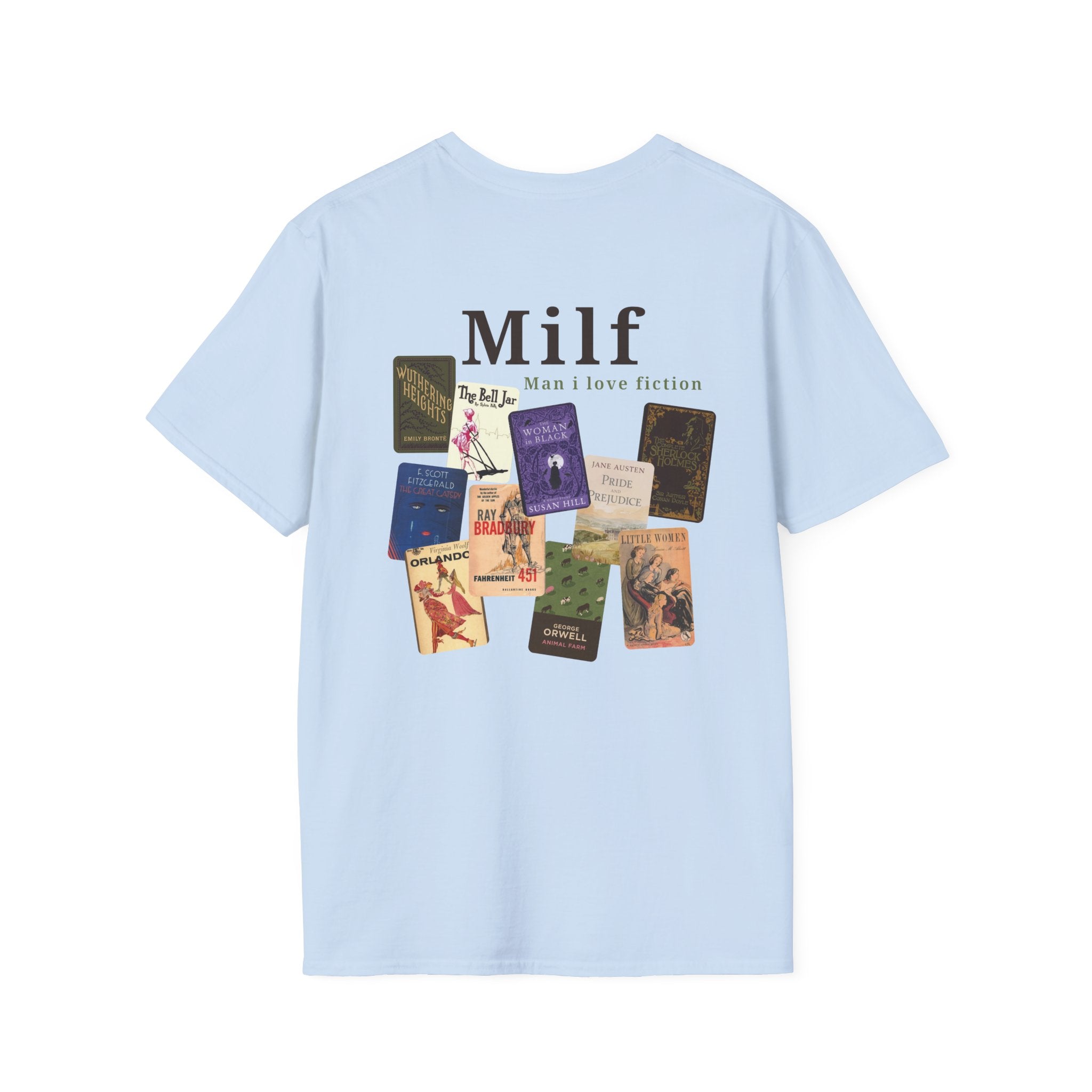 Man I Love Fiction Milf bookish reader unisex graphic tee