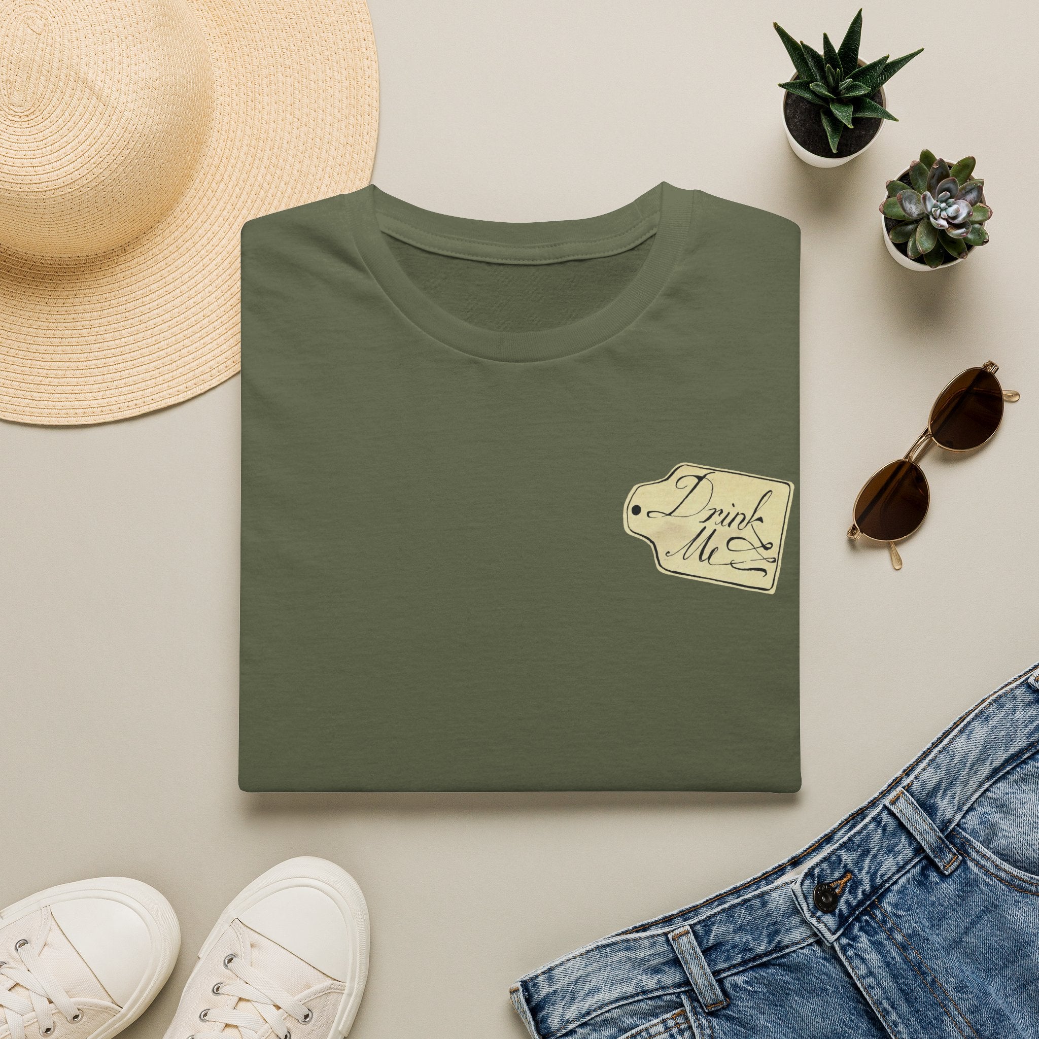 Alice in Wonderland vintage bookish reader unisex graphic tee