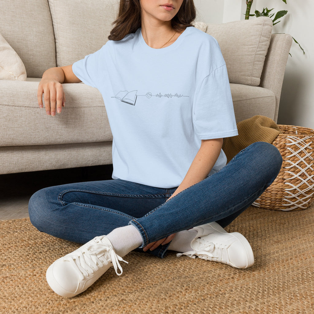 Audiobook reader unisex graphic tee