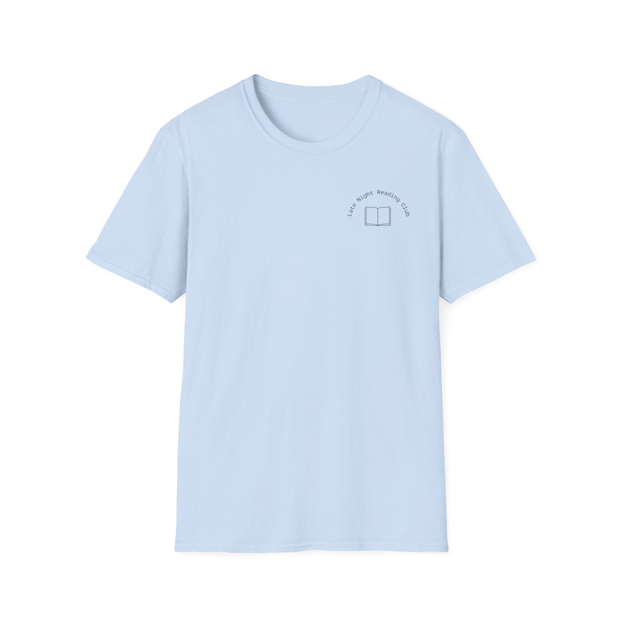 Late Night reader retro pulp classic unisex graphic tee