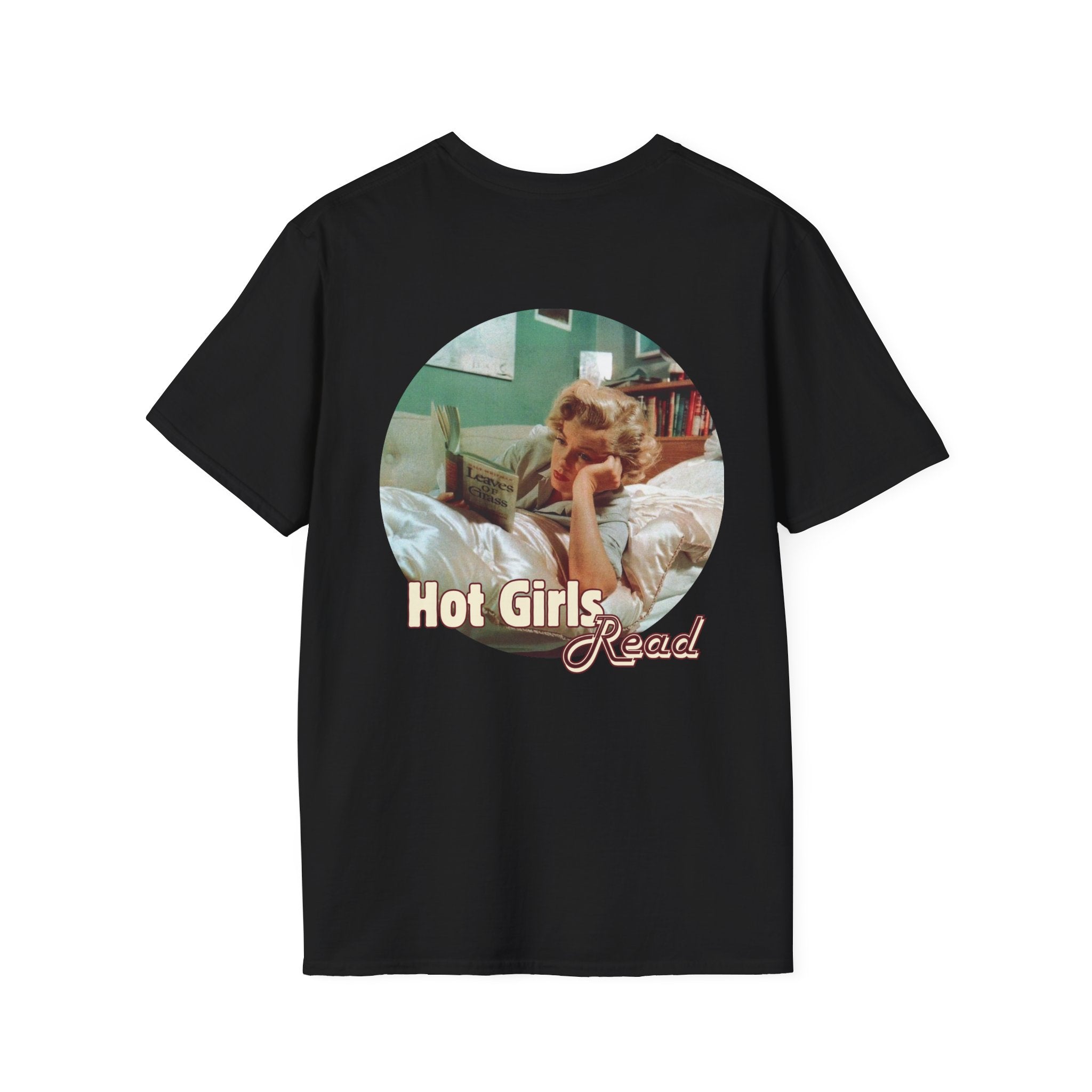 Hot girls read Marilyn Monroe retro unisex graphic tee