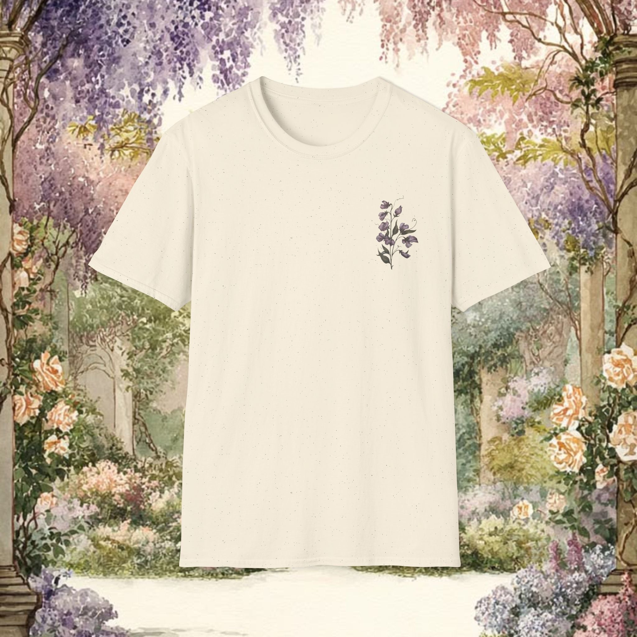 Bridgeton inspired victorian floral unisex graphic tee