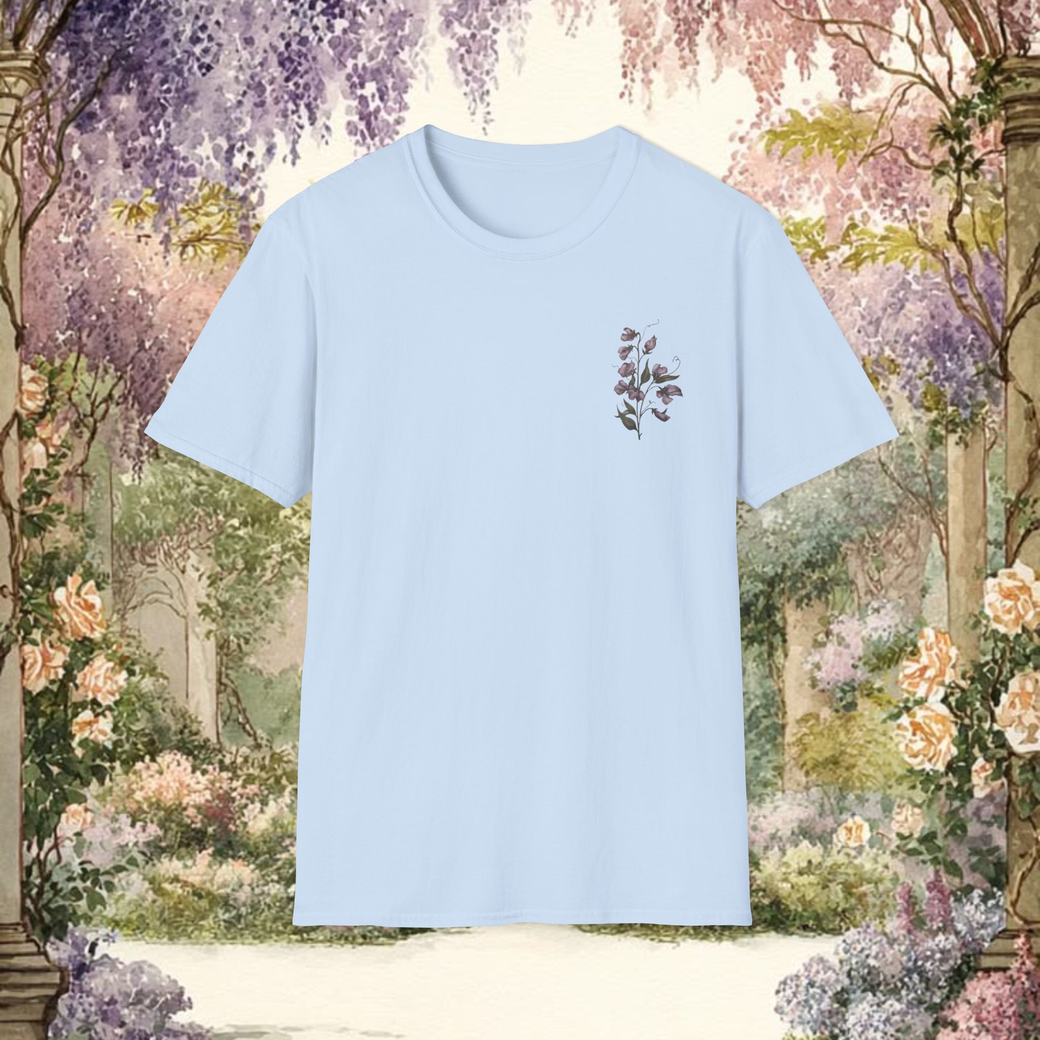 Bridgeton inspired victorian floral unisex graphic tee