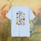Alice in Wonderland vintage bookish reader unisex graphic tee