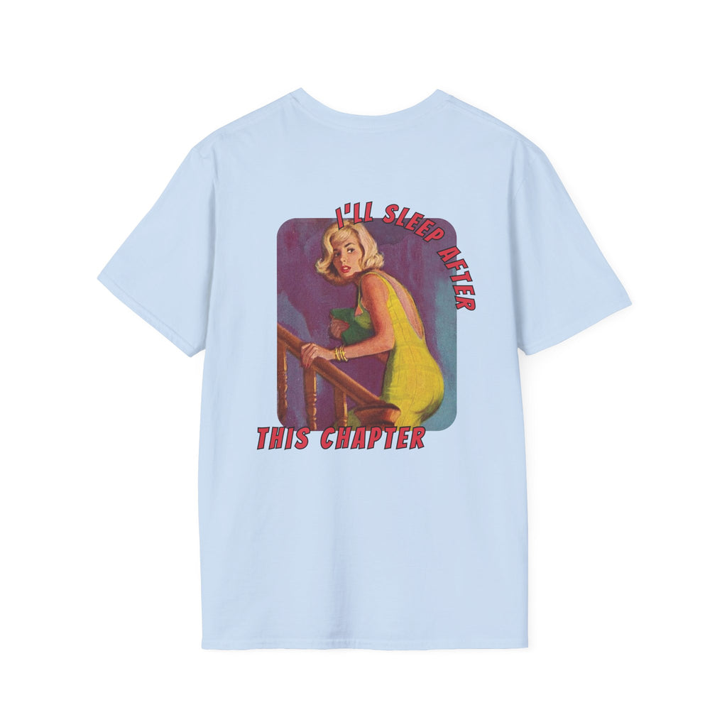 Late Night reader retro pulp classic unisex graphic tee