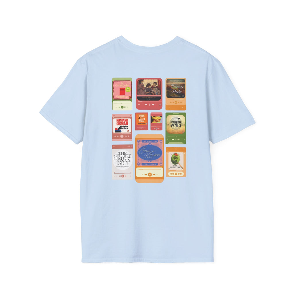 Audiobook reader unisex graphic tee