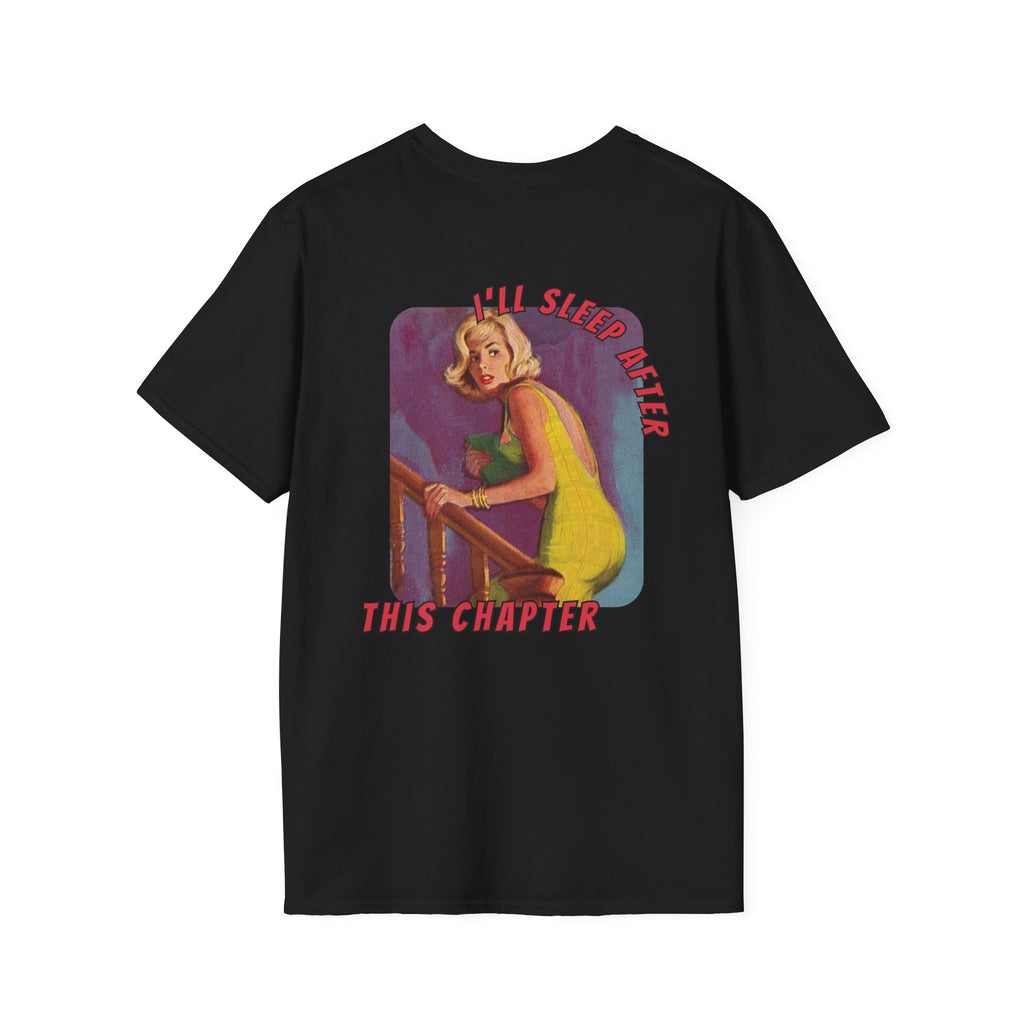 Late Night reader retro pulp classic unisex graphic tee