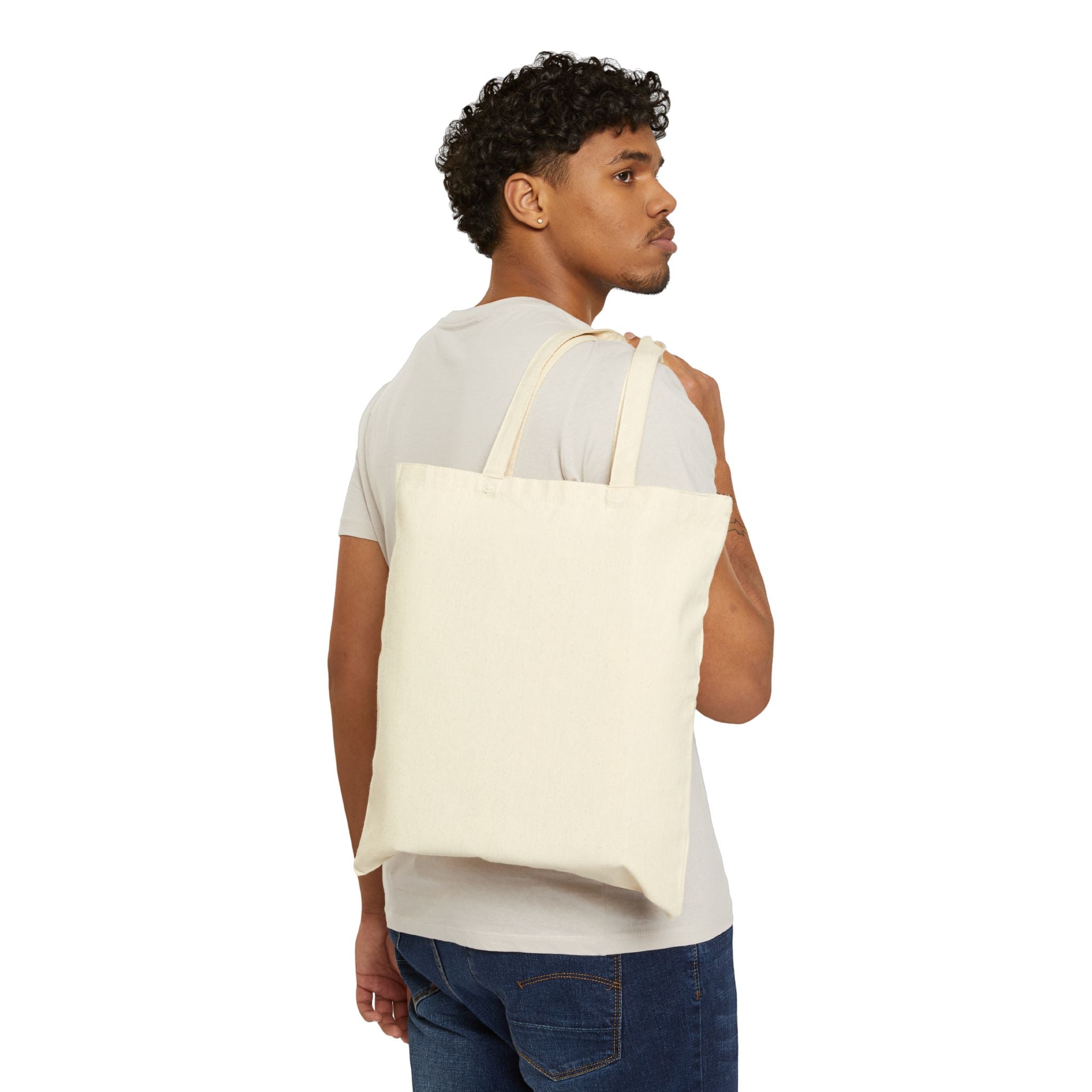 TBR Reader Tote Bag | Retro Pinup Booklover Canvas Tote