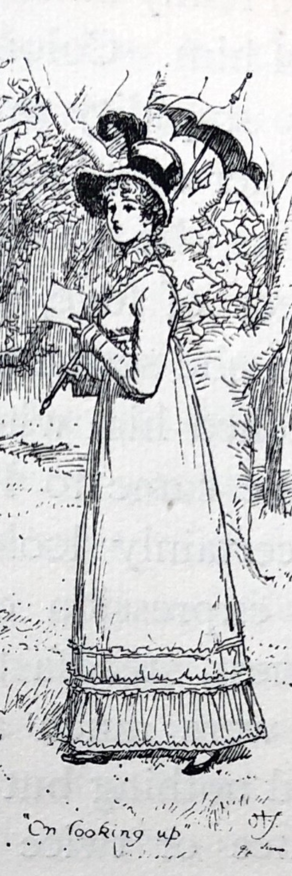 Hugh Thomson Jane Austen Illustration Bookmarks – Set of 5 Printable Digital Download