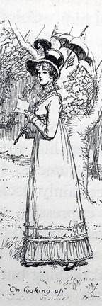 Hugh Thomson Jane Austen Illustration Bookmarks – Set of 5 Printable Digital Download
