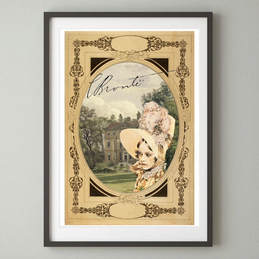 Timeless Literary Elegance — A Set of Three Classic Women Author Art Prints (Alcott, Brontë, Austen)
