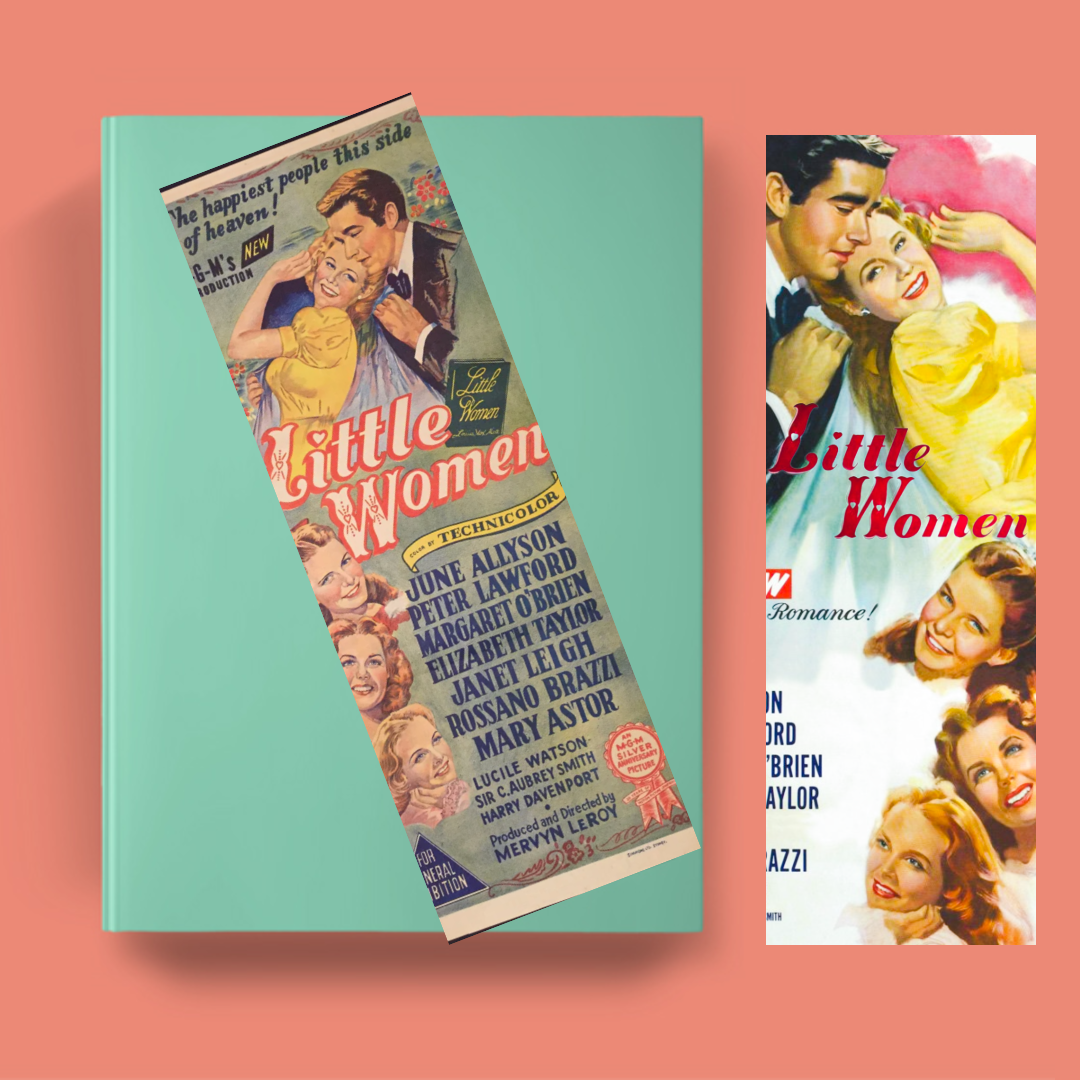 Little Women Retro Poster Bookmarks – Set of 3 Printable Digital Download