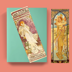 Art Nouveau Bookmarks – Set of 5 Whimsical Printable Digital Download