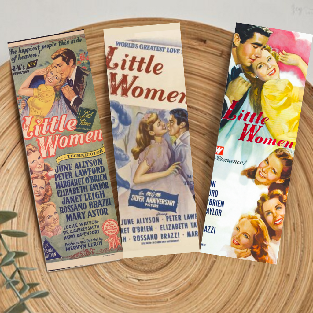 Little Women Retro Poster Bookmarks – Set of 3 Printable Digital Download