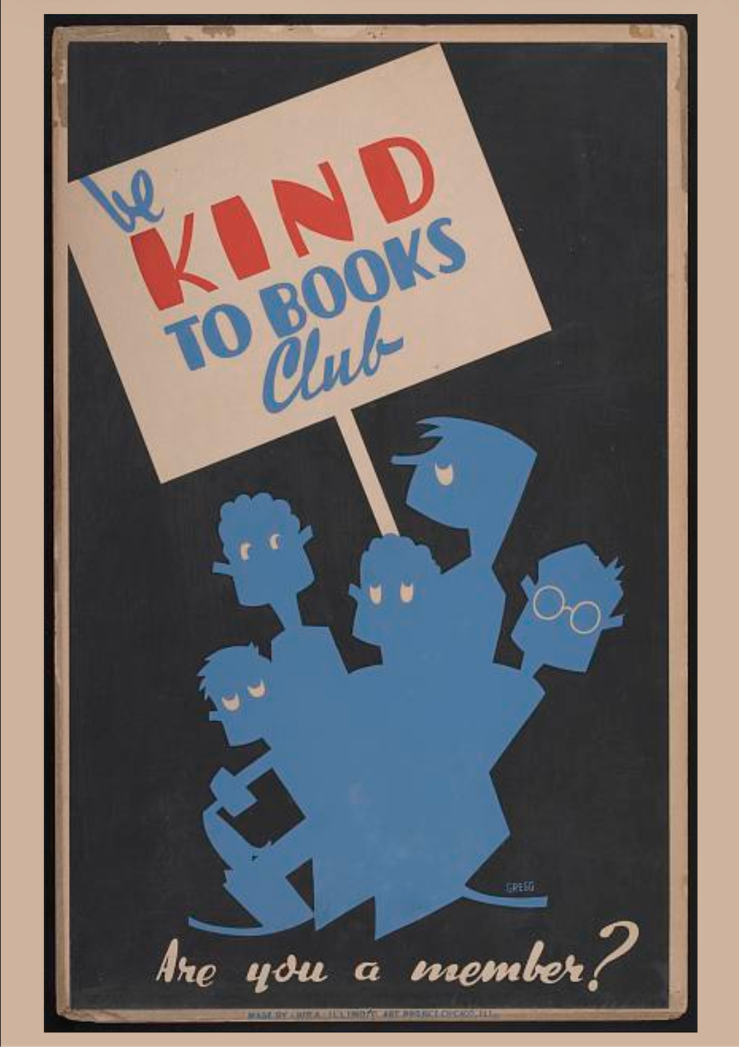 Retro Vintage Chicago Book Posters – Digital Download Set of 5
