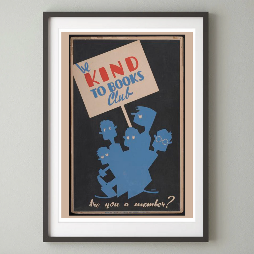 Retro Vintage Chicago Book Posters – Digital Download Set of 5