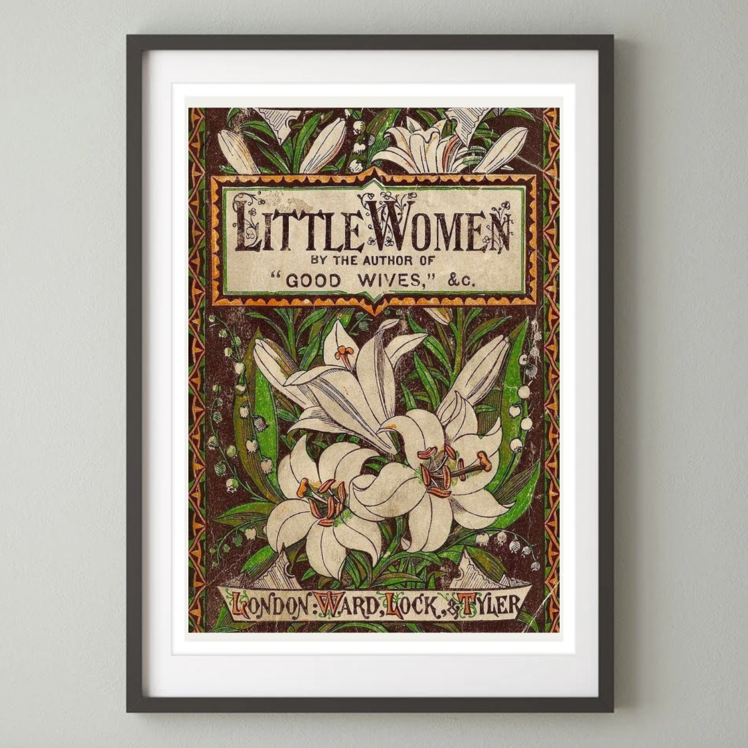 Little Women Cover Art & Title Page Prints – Set of 6 Digital Download Wall Art