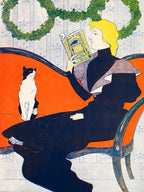 Art Nouveau Women Reading Prints – Set of 5 Digital Download Wall Art